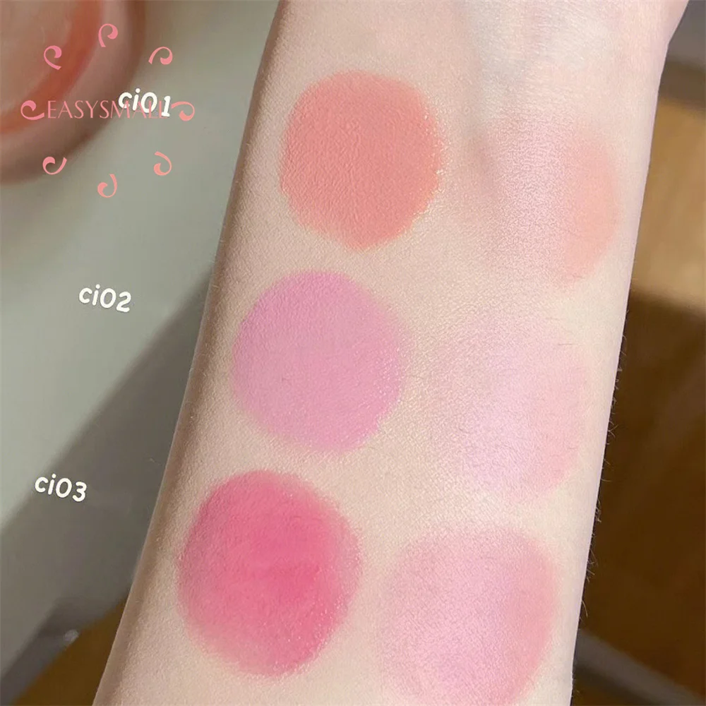 2023 erröten Make-up-Palette Mineral pulver rot Rouge dauerhafte natürliche Creme Wangen tönung Orange Pfirsich rosa erröten Frauen Kosmetik