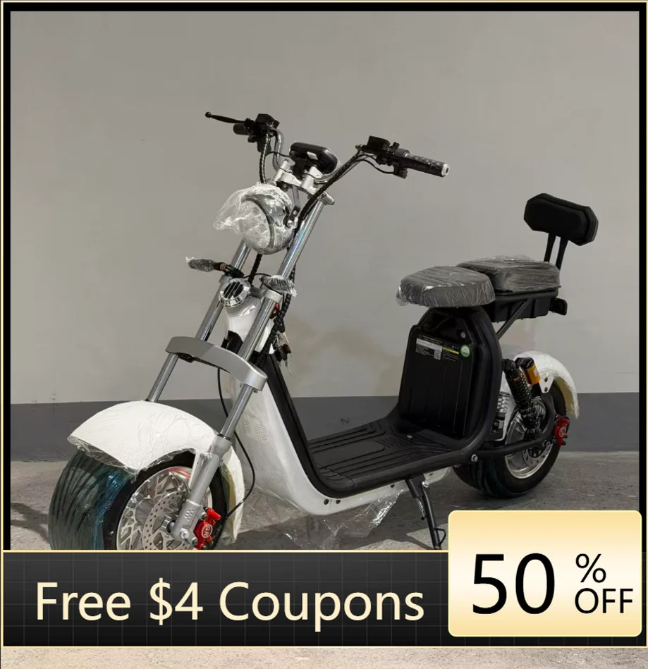 WB  1000/2000W aluminum alloy full shock-absorbing small wheelbase scooter unisex two-seat long-distance scooter