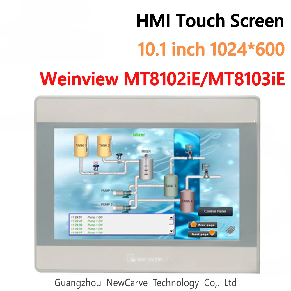 

WEINVIEW MT8102iE MT8101iE HMI Touch Screen 10.1 Inch Human Machine Interface Replace MT8100iE NEWCARVE