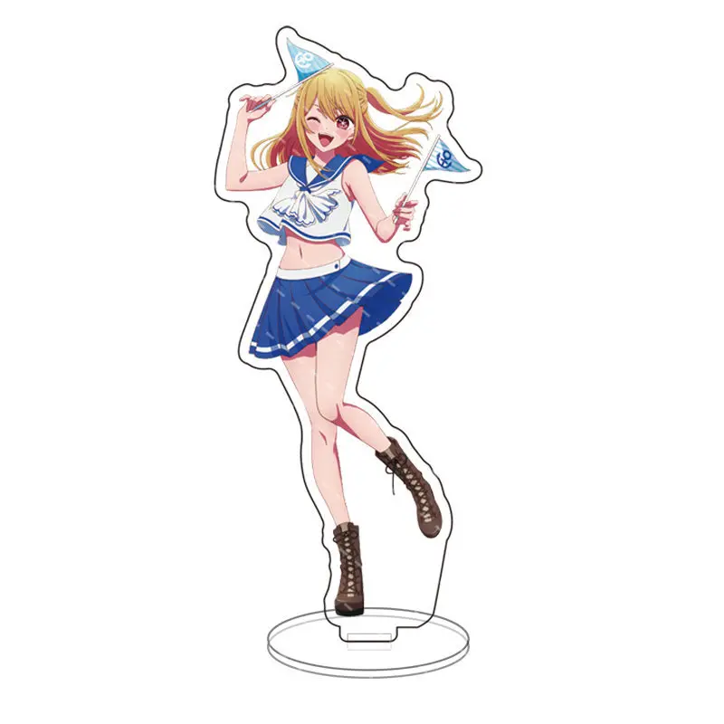 Anime OSHI NO KO Figure Hoshino Rubii Kurokawa Akane Acrylic Stands Arima Kana Character Model Navy Style Decor Toy Fans Gift