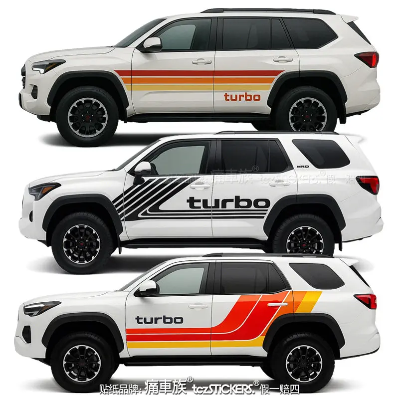 

Виниловая наклейка для автомобиля Toyota 4Runner, декоративная наклейка для кузова, модная спортивная наклейка на заказ