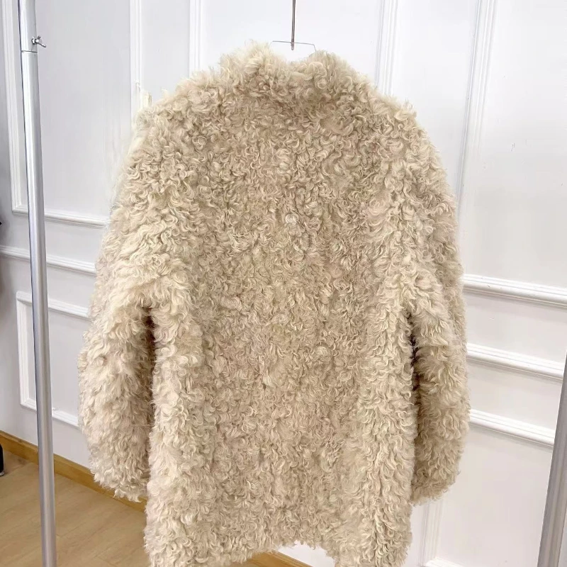 Koreaanse Mao Mao-jas voor dames, milieuvriendelijke bontjas, comfortabel temperament, mooi, winterkleding