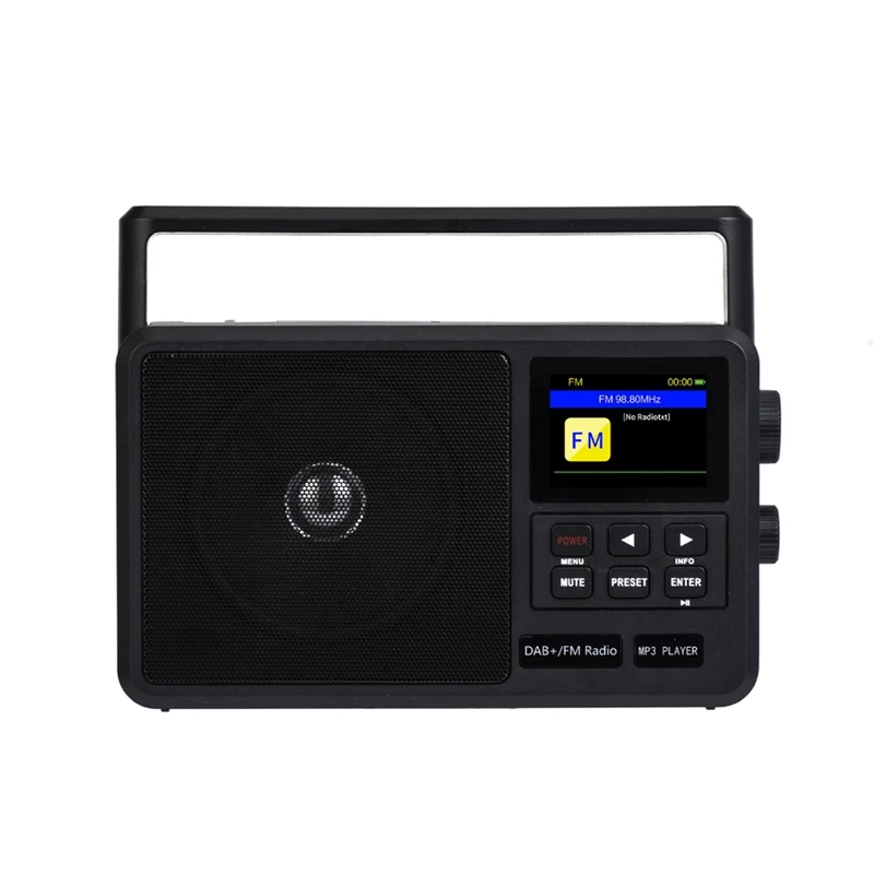 Internet Digital Radio Portable FM Radio Dual Power Modes Pocket Retro Radio EU PLUG