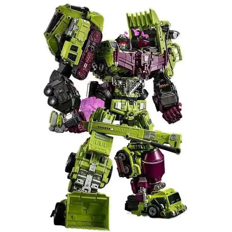 JINBAO 8008 GT Transformatie Action Figure Speelgoed Meesterwerk Devastator Movie Model 42 cm ABS 6 IN 1 Vervorming Auto Robots poppen