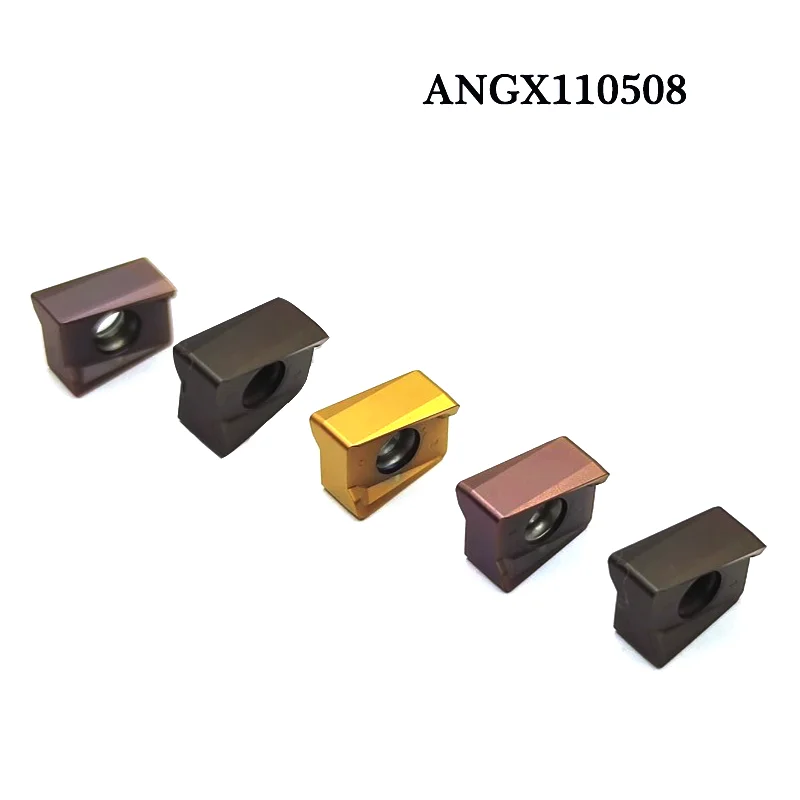 

10 шт. ANGX110508PNR GM ZBD152 ZBC302 ZBG205 ZBM253 ZB9320 твердосплавные вставки квадратные фрезерные лезвия ANGX токарный станок с ЧПУ токарные инструменты