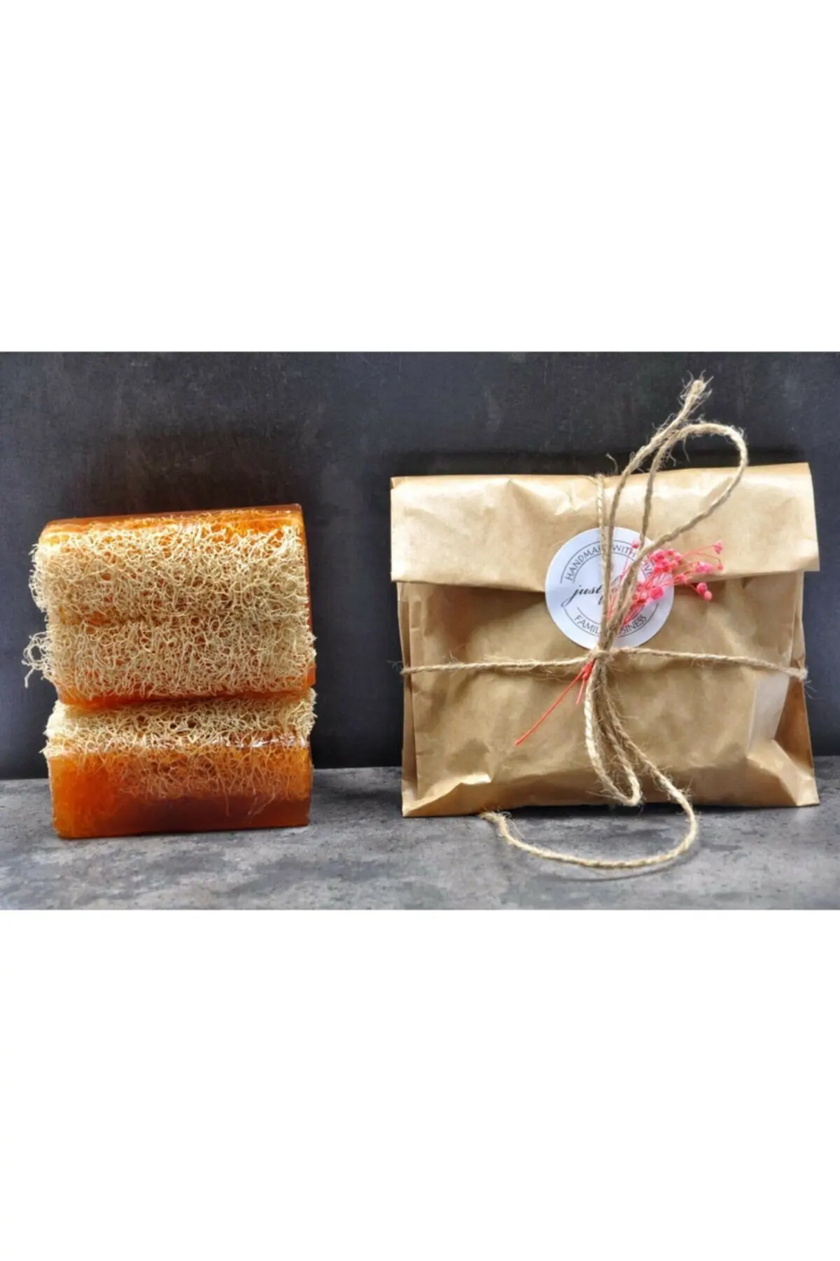 Turkishcare-jabón de leche y miel de fibra de calabaza Natural, 100 g