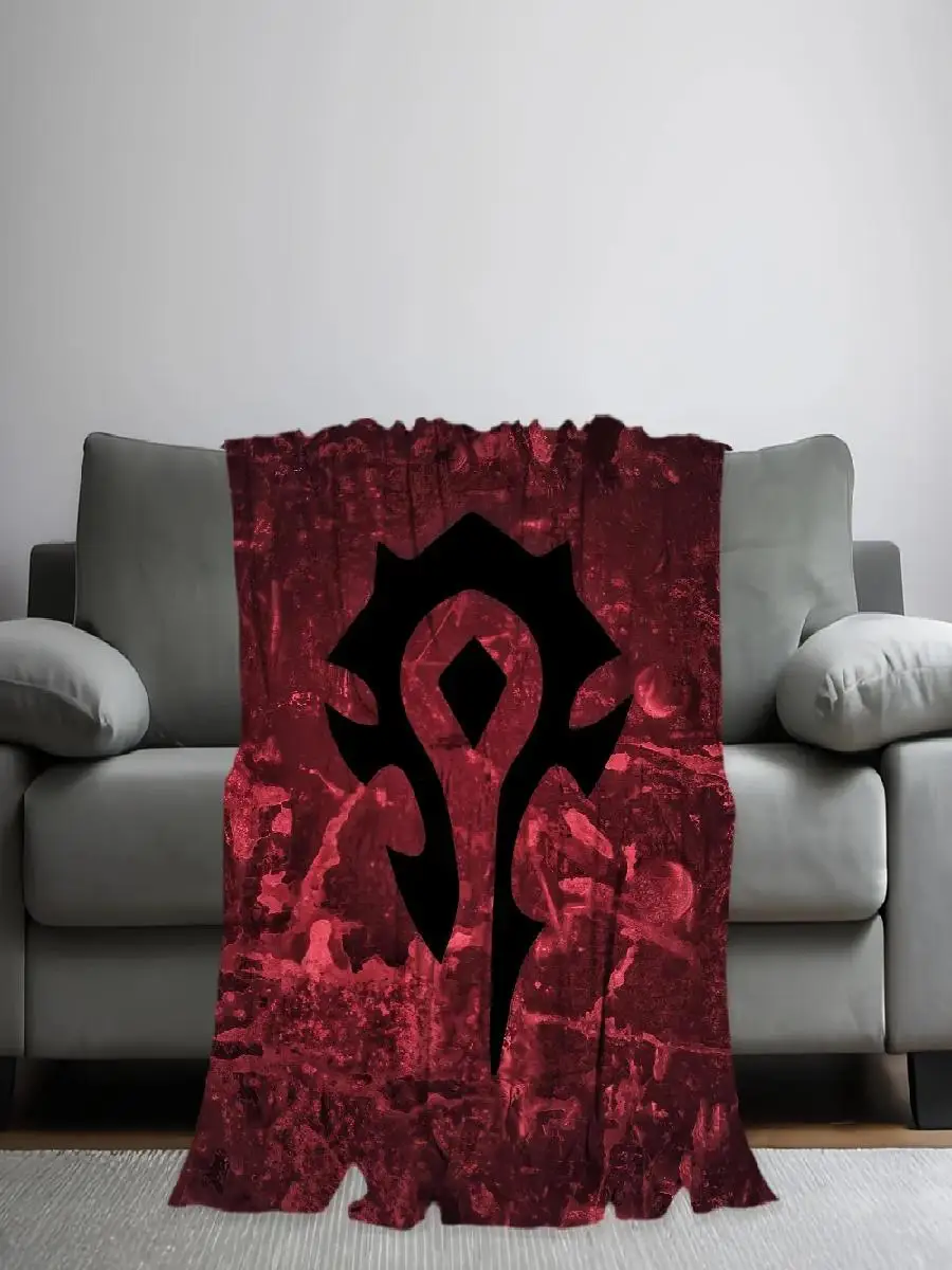 بطانية لعبة World of Warcraft WOW ناعمة ومريحة لغرفة المعيشة وغرفة النوم والسفر والهدايا #2