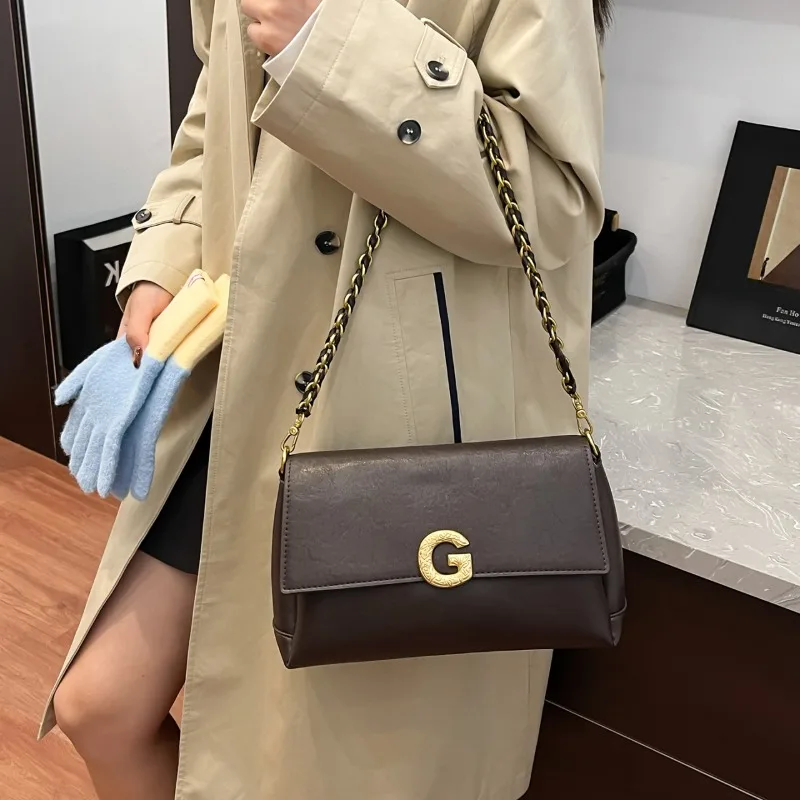 Classic Designer Paris Fashionable Luxury Leather Women Messenger Bag Popular Classic Elegant Trendy Design Diaper Bag