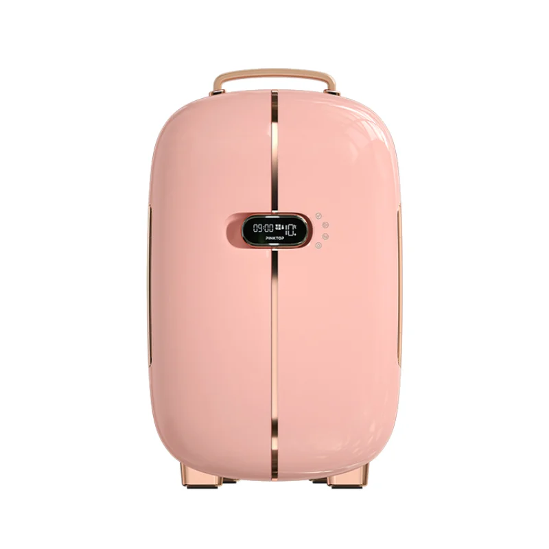 13L Professional Beauty Refrigerator Double Door Facial Mask Skin Care Cosmetics Small Refrigerator Mini Skin Care Fridge