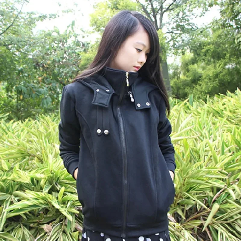 2025 yiyiKaneki Ken disfraz de Cosplay mujeres hombres sudaderas con capucha verde/negro chaqueta con capucha espesar/delgado/abrigo de manga corta Anime Hoodi