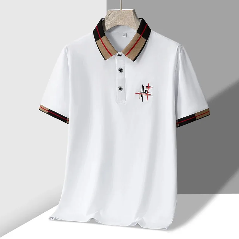 

TFETTERS 2025 Summer New Poloshirts Men Shorts Polo Soft Golf Sport Breathable Mens Designer Clothes Men's T-Shirt