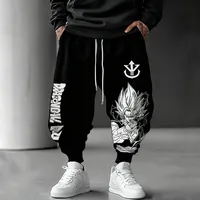 Dragon Ball Autumn/Winter New Sweatpants 2025 Men's Anime Print Loose Casual American Hip-hop Plus Size Ins Pure Cotton Pants