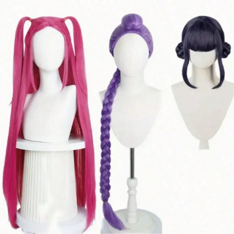 

Halloween Fashion Charms Women's Megastars Cosplay Wigs, Glueless Synthetic Heat Resistant Wigs, Extra Long Red Straight Hair