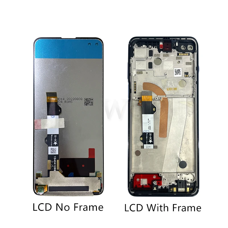 For Motorola Moto G100 LCD Display Touch Screen Digitizer Assembly With Frame XT2125 XT2125-4 LCD Screen Replacement Parts