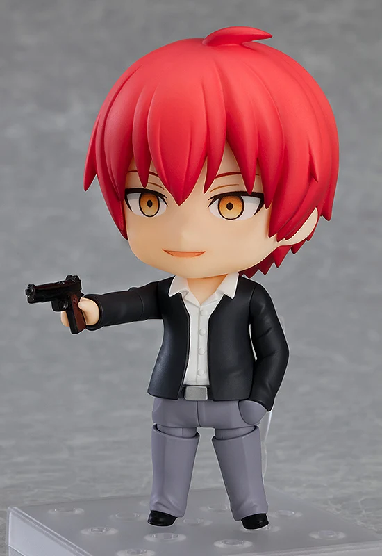 In Stock Original Anime Akabane Karma #1974 Assassination Classroom PVC Toys for Children Nenrodoid Action Figure 10cm