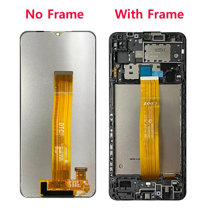 Tested For Samsung Galaxy A12 Nacho LCD A127 LCD Display Touch Screen Digitizer Assembly Replacement For Samsung A127F Screen