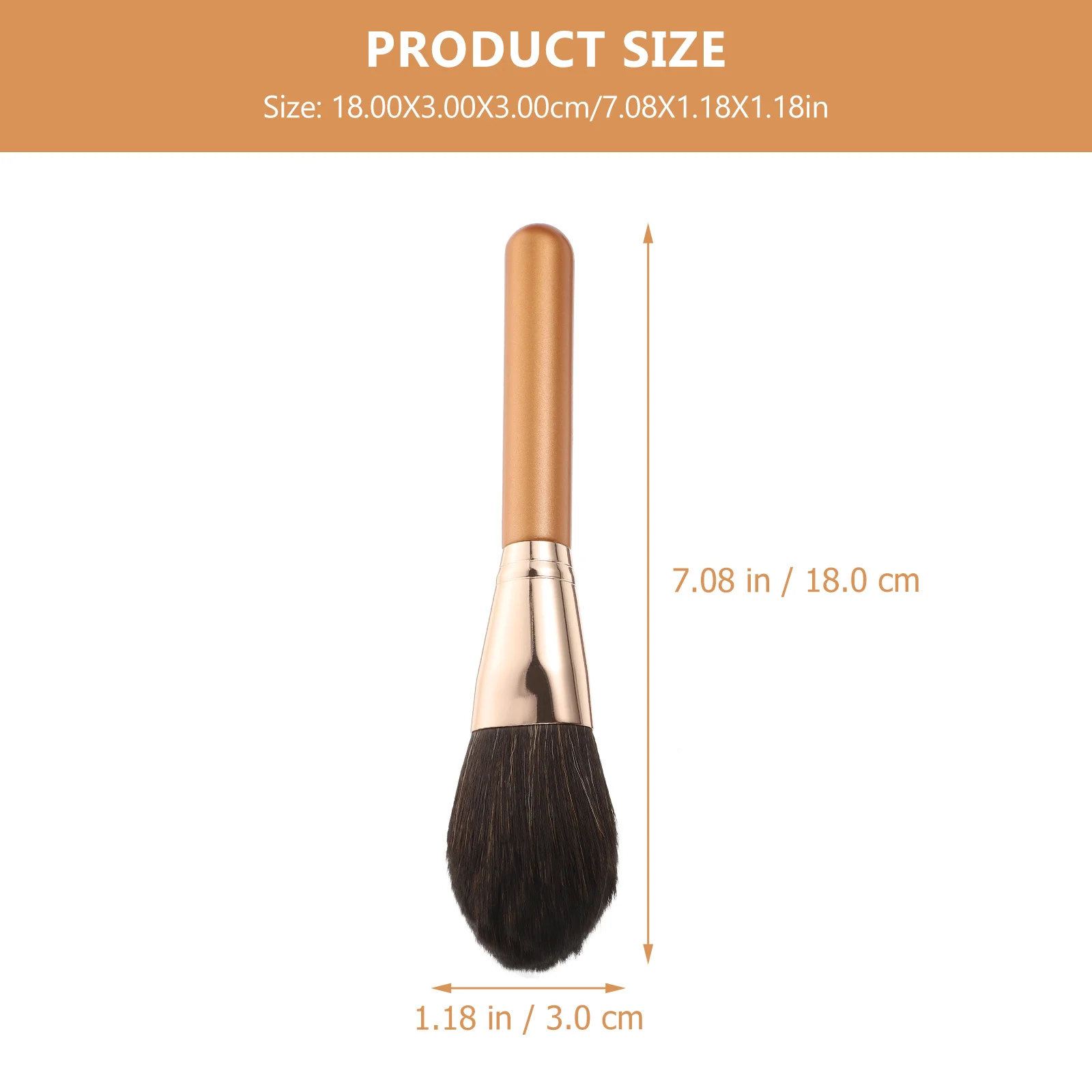 Brosse de fond de teint en poudre à Blush à Double extrémité, 2 pièces, poils ergonomiques haute densité pour maquillage liquide, poudre libre professionnelle pour le visage