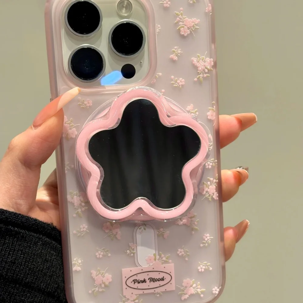 

Универсальная магнитная зеркальная подставка для телефона Griptok Grip Tok, совместимый складной кольцевой держатель для IPhone 17