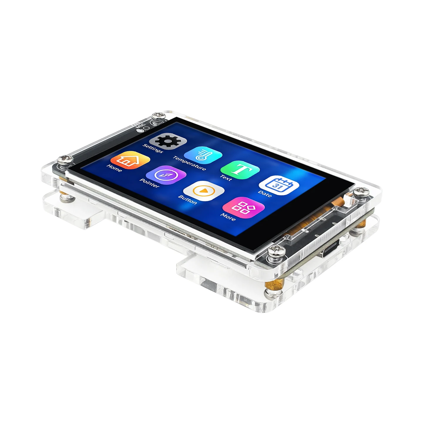 Acrylic 2.8 Inch ESP32-S3 Case Transparent Protection Shell For ESP32-S3 2.8 Inch LCD Development Board