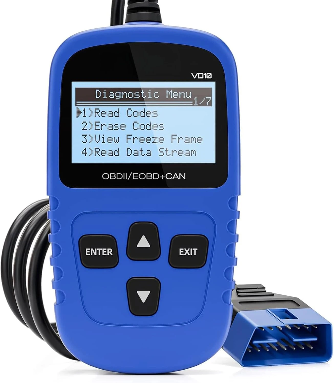 Scanner Code Reader Car Diagnostic Tool Engine Fault Code Reader  with Freeze Frame/I/M Readiness for All OBDII Protocol Cars