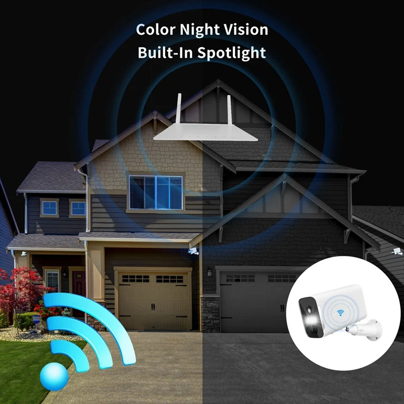 4G SIM Battery Powered Security Spotlight Camera 4MP Floodlight Camera PIR Detection Outdoor Wireless CCTV Camera Durable