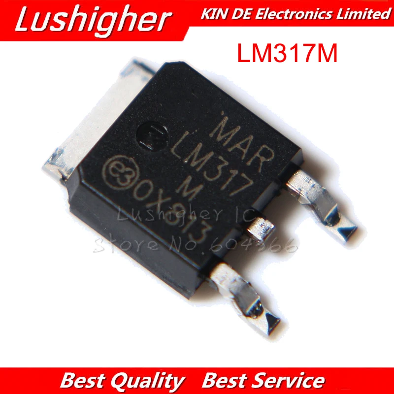 50PCS LM317M SOT252 LM317 TO-252 SOT LM317MDT LM317MDT-TR TO252 SMD  Voltage Regulator