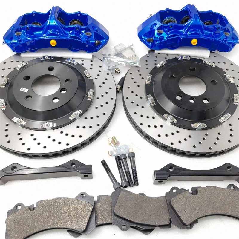 Car Front Rear 6 pot brake kit Covers Performance Upgrade Kit For bmw brake caliper cover e90 e46 honda vw nissan toyota