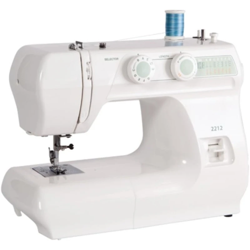 2212 Front-Loading Sewing Machine with 12 Built-In Stitches