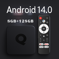 Android 14.0 TV Box 8K HDR 10 WiFi 2.4G/5G Voice Control 4G 32G 64G NETFLIX YouTube Google Play Smart Media Player Set Top Box