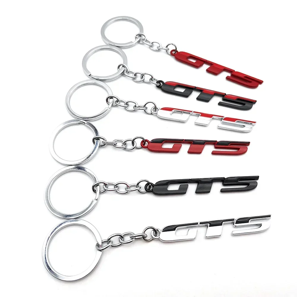 Metal Car Keychain Pendant Keyrings Holder for Volkswagen GTS Sharan SR32 GOLF GTD TOURAN TERAMONT Amarok T-ROC Rline