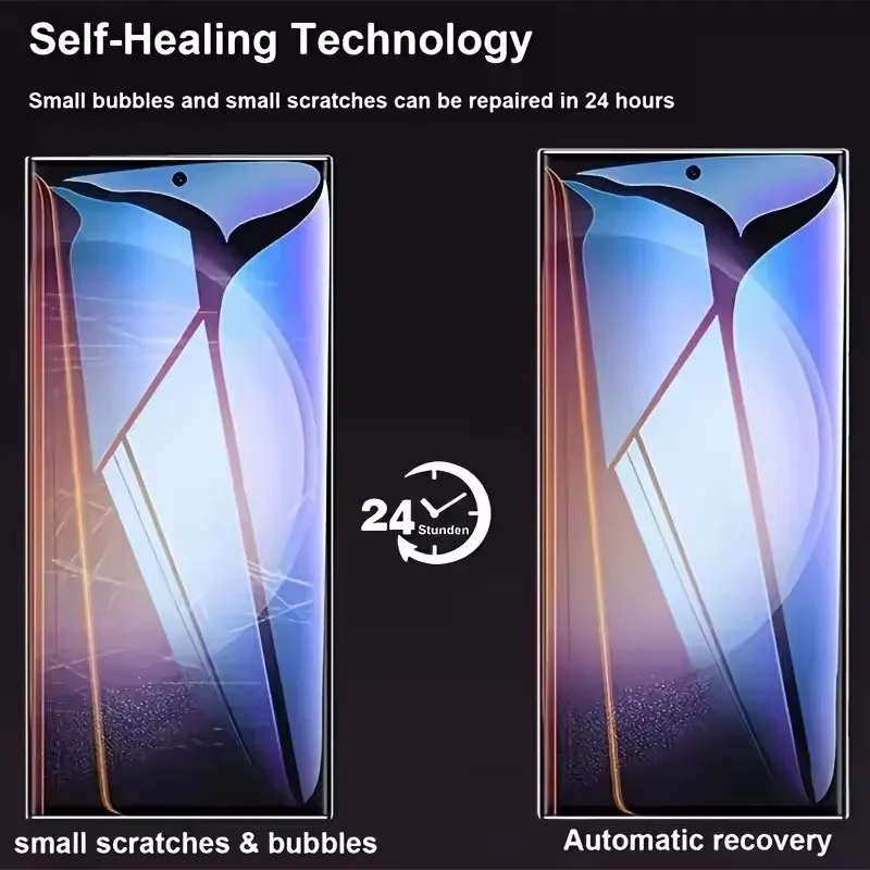 3Pcs 풀 커버 하이드로 겔 필름 삼성 S25 S24 S23 울트라 플러스 FE 갤럭시 A56 A55 A35 A36 A16 A15 화면 보호기