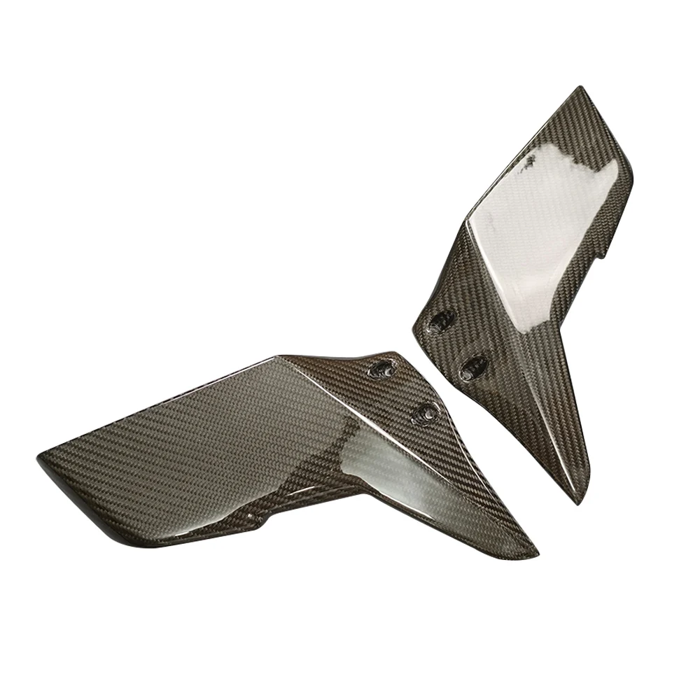 Second Generation Winglets Air Deflector For KAWASAKI NINJA H2 H2R 2015-2023 3K Carbon Fiber Upper Fixed Wing Accessories