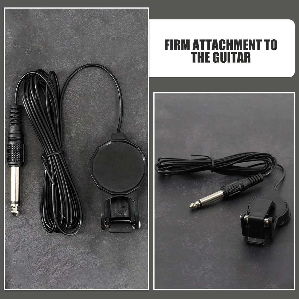 

Pickup Clip on Tuner Guitar Tool Instrument Ballad Clips Clamp Accessories Plastic for Music Clip-on Folk