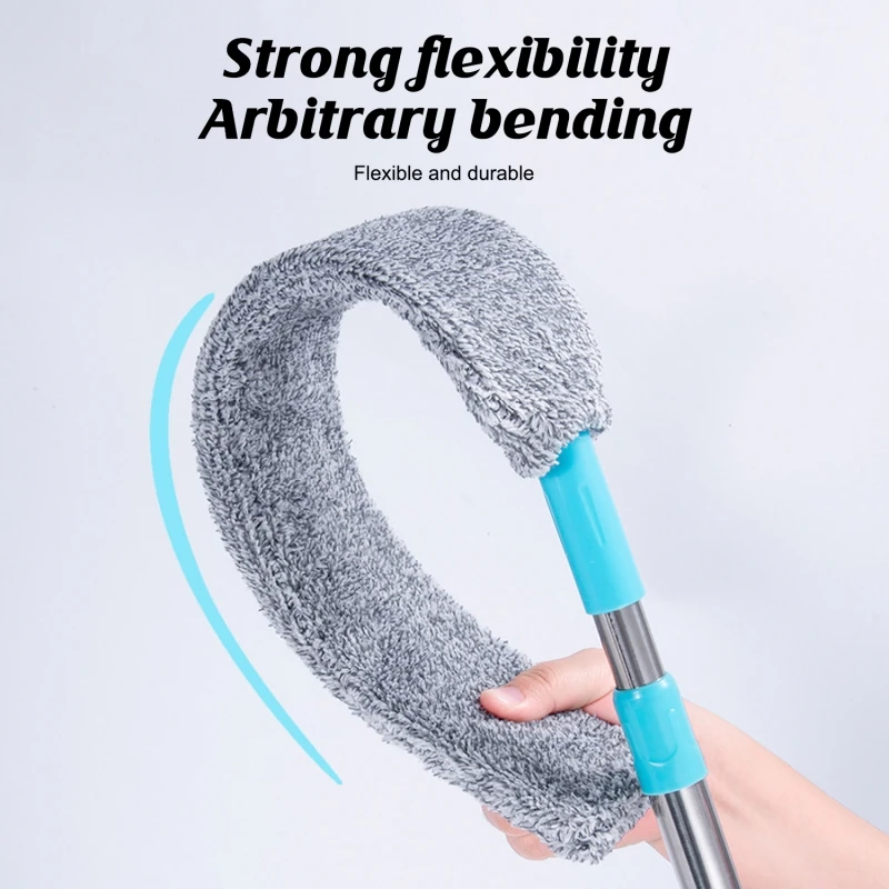 Household Long-Handled Telescopic Mop Floor and Ceiling Cleaning Mop Portable Dust Brush Household Cleaning Tools