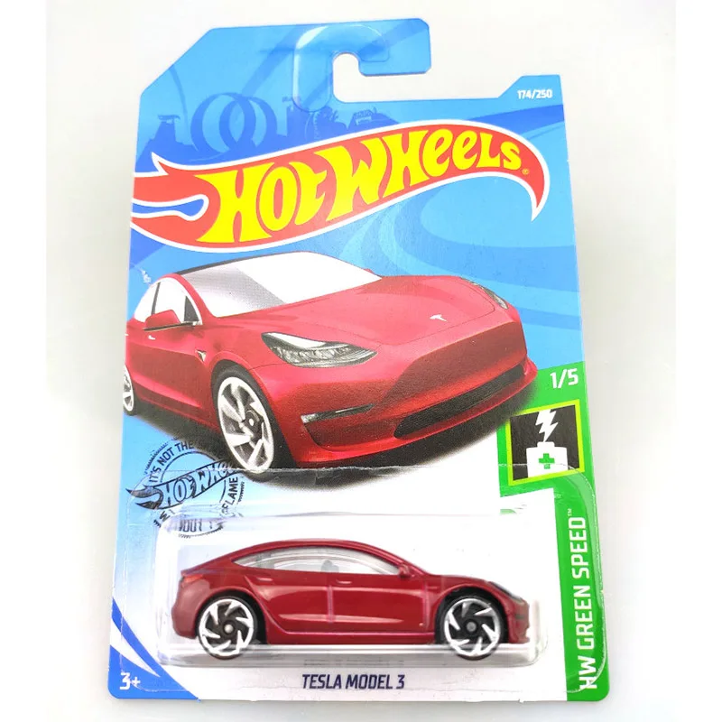 Hot Wheels Cars TESLA Collection 1/64 Metal Die-cast Model Toy Vehicles