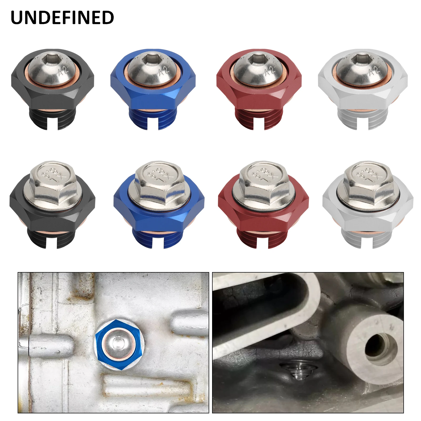 ATV Reducer Oil Drain Plug for Yamaha Raptor 700 700R Big Bear 350/250/400 Grizzly 350/400/450/550/700 Wolverine Moto-4 YFM250