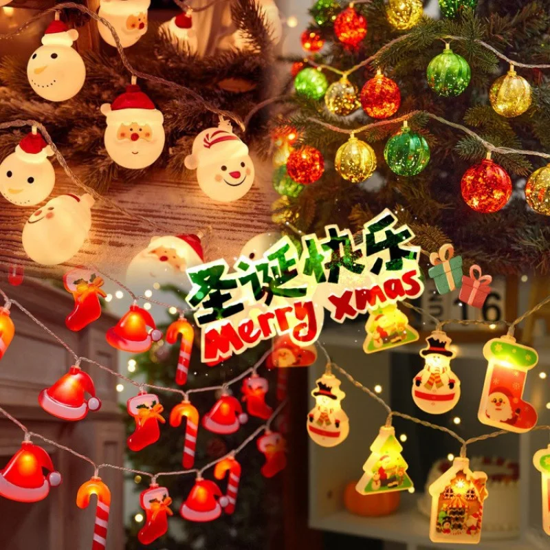 

Christmas Day Decorative Lights, Snowman, Old Man, Christmas Tree, Crutches, Lighthouse Room Decoration Colorful Lights Flashing