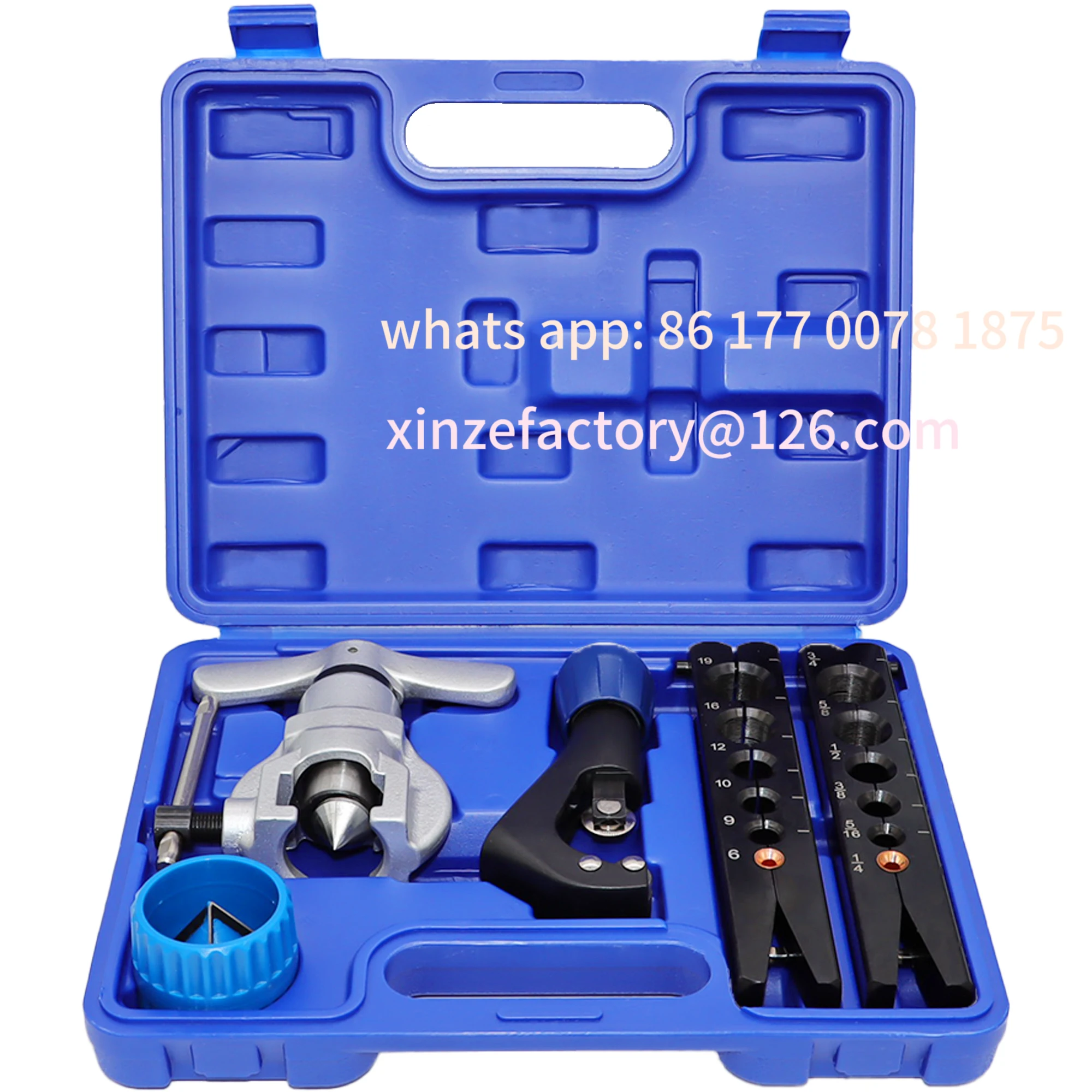 

Customizable Air Conditioner Cutter Copper Pipe Reamer Eccentric Expander Tube Flaring Tool CT-806AM-F Metric/Inch Refrigeration