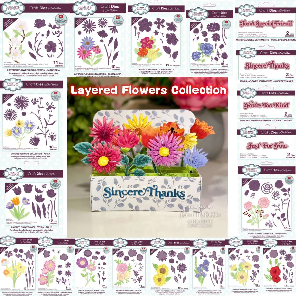 

Spring Garden Flowers New Metal Cutting Dies for Decorating Scrapbooking Diy Gift Card Album Mould Embossing Craft