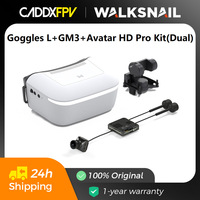 Caddx Walksnail Avatar HD Goggles L with CADDXFPV GM3 and Walksnail Avatar HD Pro Kit (Dual Antennas Version)