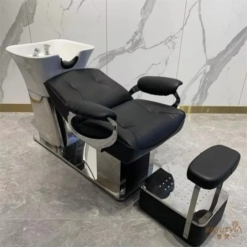 

Shampoo Chair Hair Salon Bowl Sink Professional Hairdressing Chairs Gamer Tray Wash Basin Lavacabezas Treatment Beauty Furniture