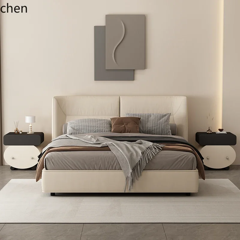 i5.15 bedside table minimalist high-end cream style simple modern installation-free bedroom side cabinet