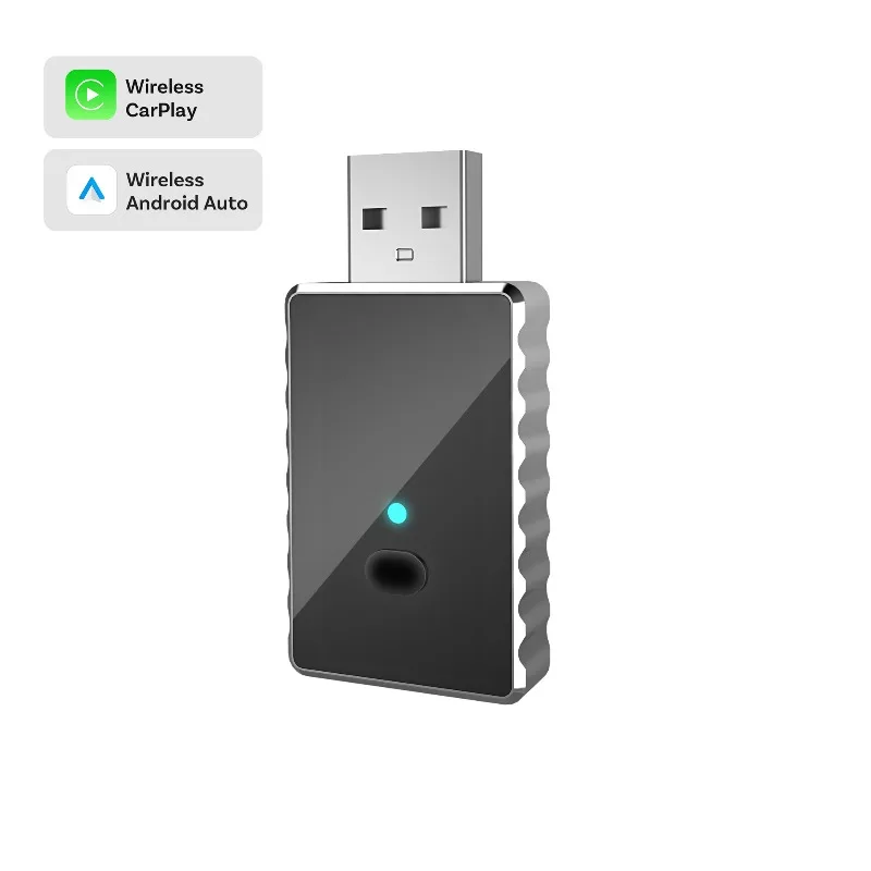 Wired to Wireless CarPlay Converter Box, Android Smart Car Interconnection Upgrade Multimedia Module
