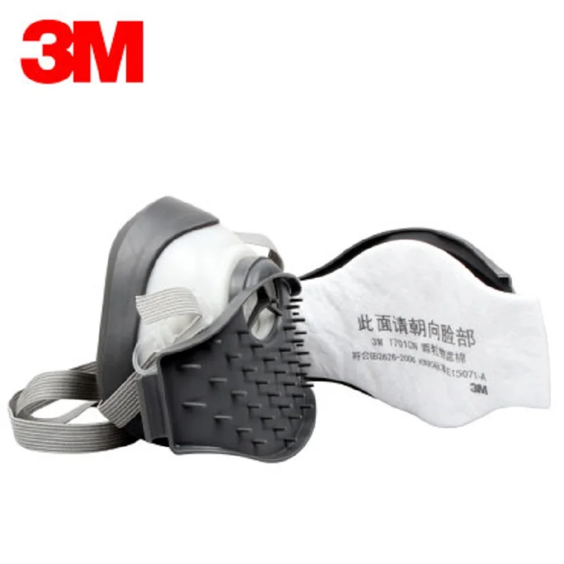 Cotton Replacement Dust Mask, Anti-Odor, Industrial Filter Respirator, Genuine for 1211 Face Mask, 3M 1701 1705, 10Pcs