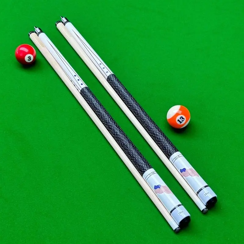 Old Glory Billiard Cue Wooden Kinking Knit 1/2 Pool Cue Stick Premium Maple