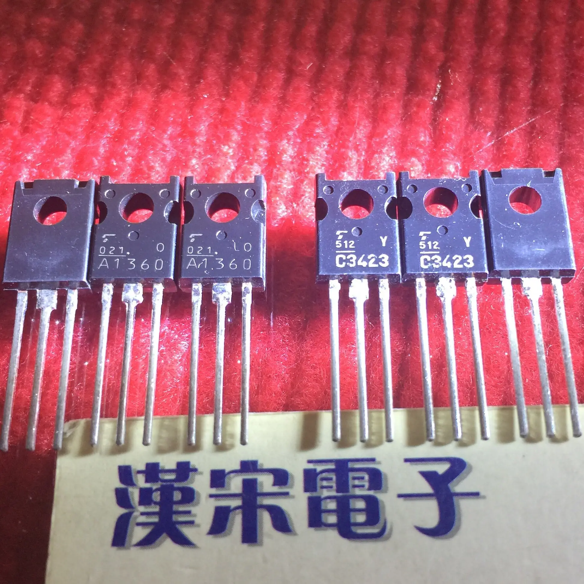 2SA1360/2SC3423/A1360/C3423  4      10 pairs