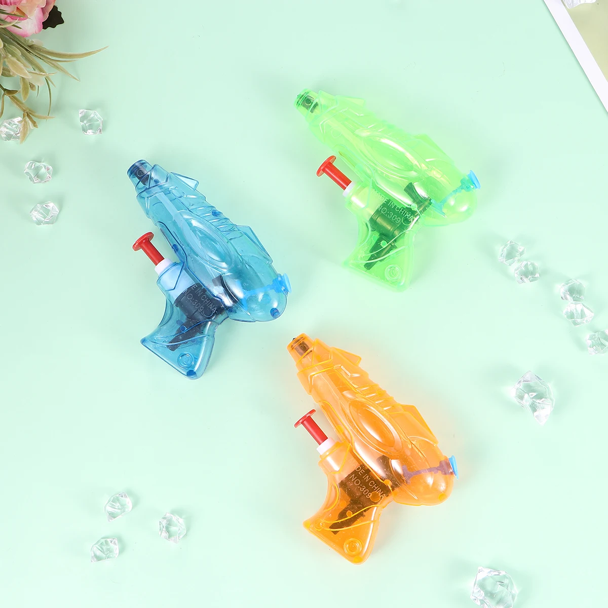 12 Uds pistolas de agua transparentes niños verano Fiesta EN LA Piscina juego baño remojo niño al aire libre Spray playa favores Color al azar