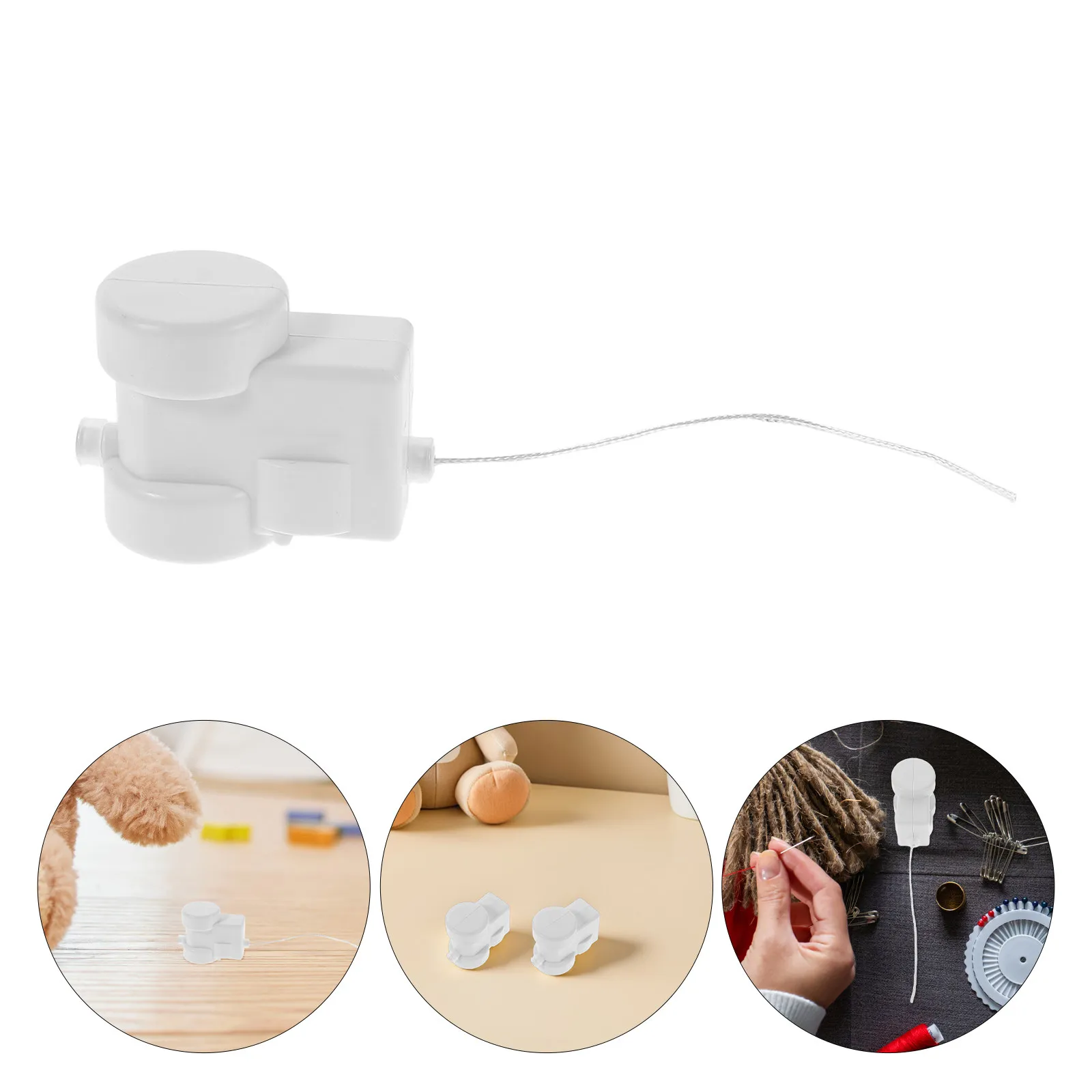 

6Pcs Stuffed Animal Pull String Vibration Mechanism DIY Craft Repair Accessory Portable Lightweight Easy Install for Kids