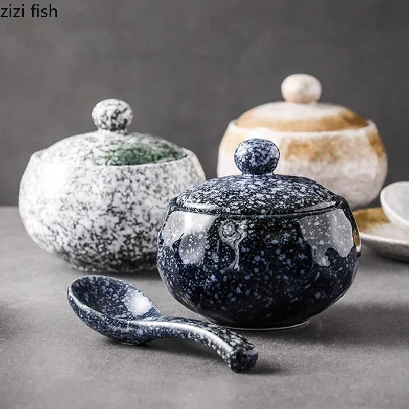 Vintage Creative Ceramic Bowl with Lid Soup Bowl Steamed Dessert Egg Breakfast Restaurant Featured Tableware