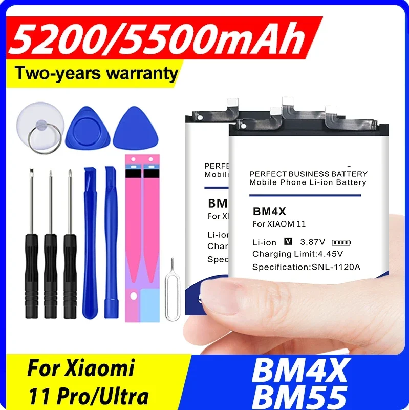 

High Quality BM4N BM4V BM4X BM44M BM55 BM58 BN53 BN55 BN59 Battery For Xiaomi Redmi Note 9 10 11 T S Pro Ultra 5G Mix 4 +Tool